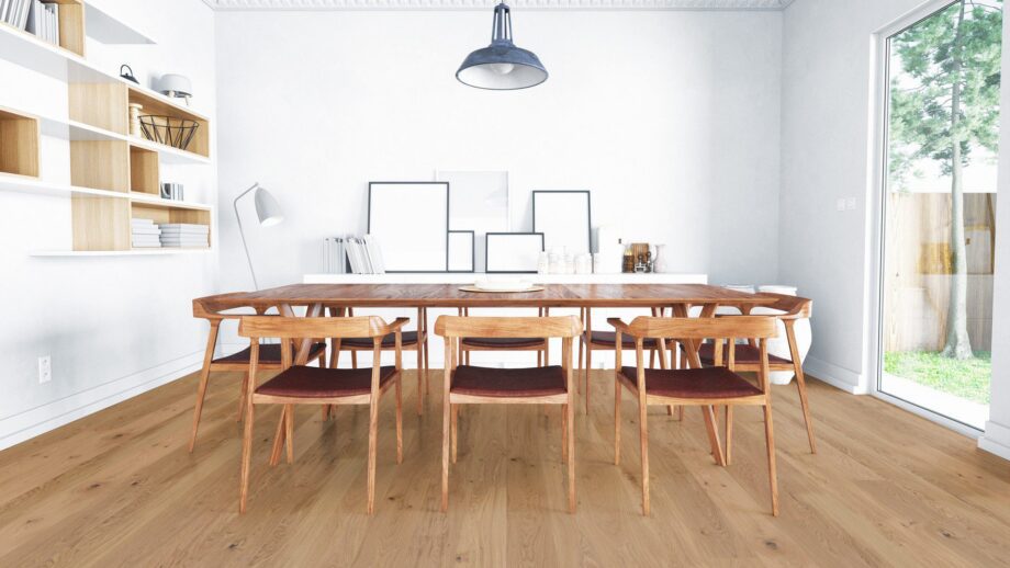 Parquet Tarkett, Pure, Oak Rustic Plank, 1-strip, 2 sides bevelled, brushed, mat lacquer – 4