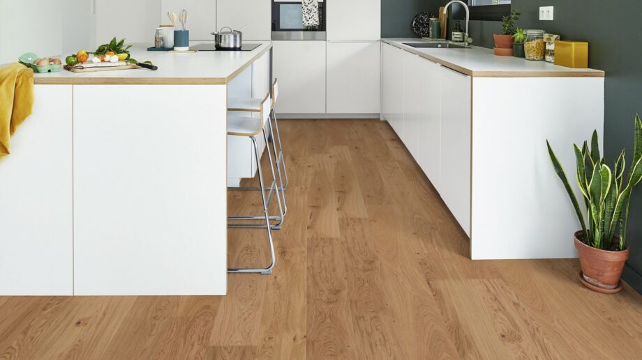 Parquet Tarkett, Pure, Oak Rustic Plank, 1-strip, 2 sides bevelled, brushed, Hardwax Oil – 6