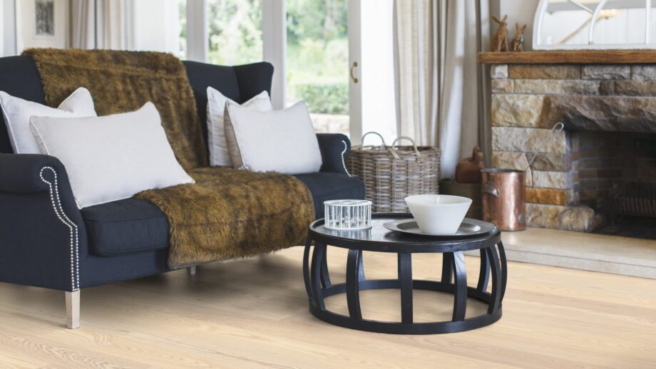 Parquet Tarkett, Shade, Ash Linen White Plank, 1-strip, 2 sides bevelled, Proteco Natura mat lacquer – 4