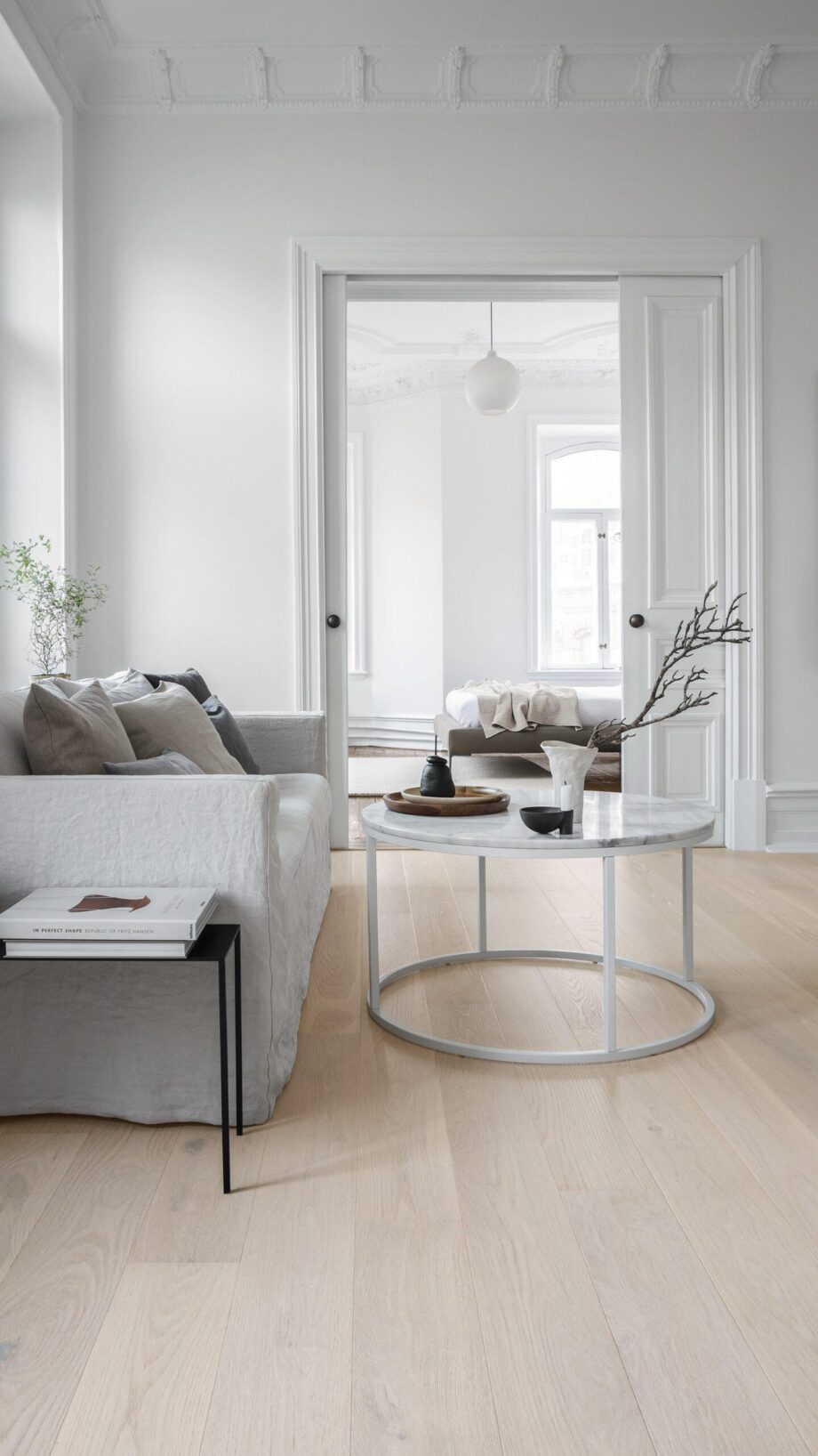 Parquet Tarkett, Shade, Oak Snow Flake Plank, 1-strip, brushed, 2 sides bevelled, Proteco Natura mat lacquer  2000 – 2