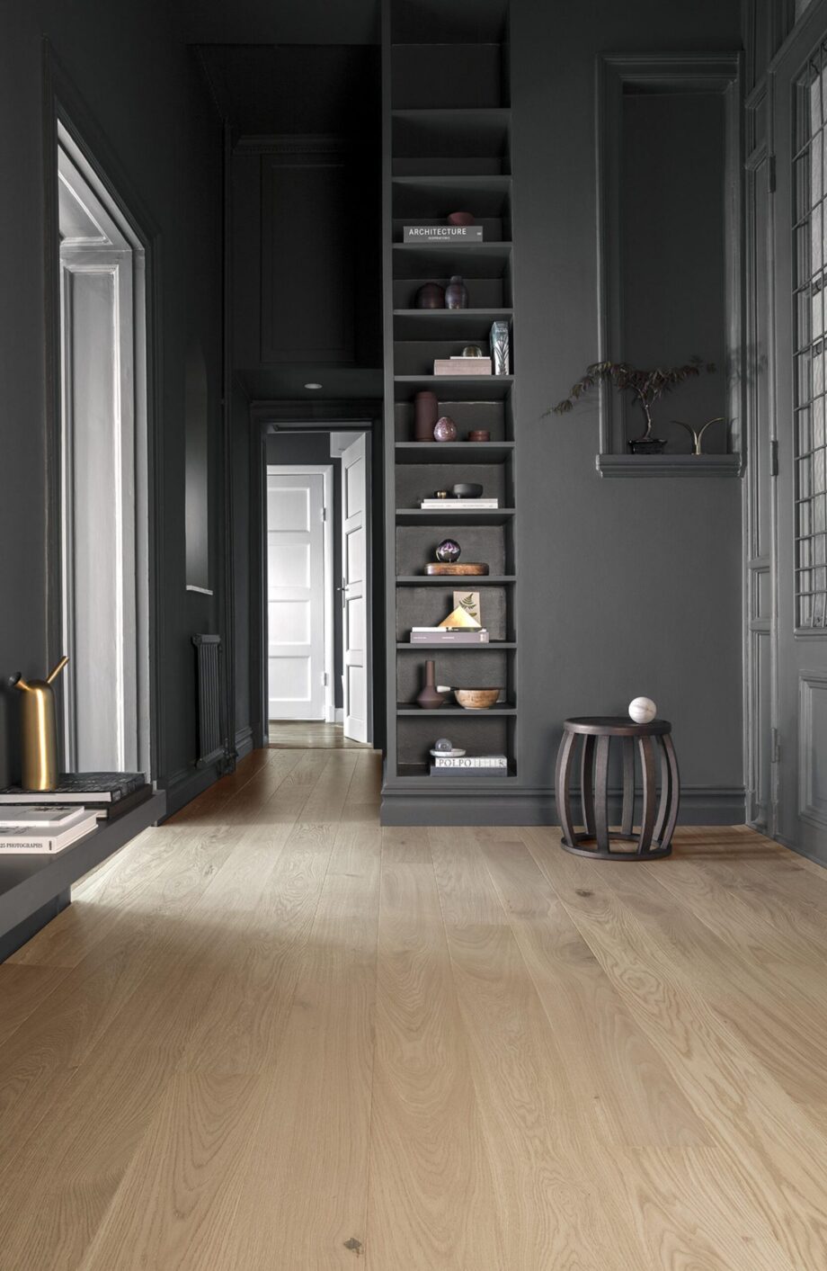 Parquet Tarkett, Shade, Oak Soft Beige Plank, 1-strip, brushed, 2 sides bevelled, Proteco Natura mat lacquer – 2