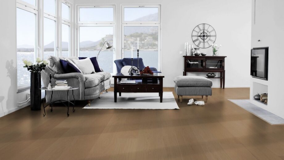 Parquet Tarkett, Vintage, Oak Montpellier, brushed, 2 sides beveled, 1-strip, partial saw marks, Proteco Hardwax Oil – 6