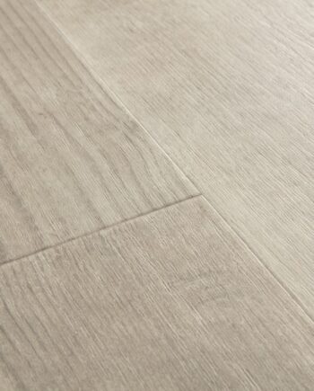 Vinyl parquet SPC Quick Step morning mist pine alpha medium planks, beveled