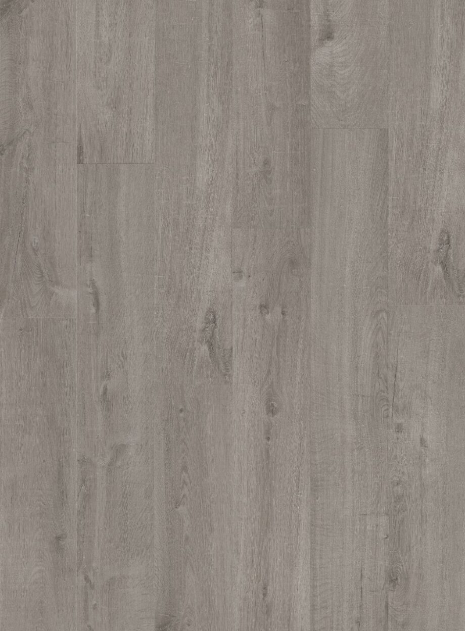 Vinyl parquet SPC Quick Step cotton oak cozy grey alpha medium planks, beveled