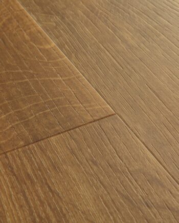 Vinyl parquet SPC Quick Step autumn oak brown alpha medium planks, beveled