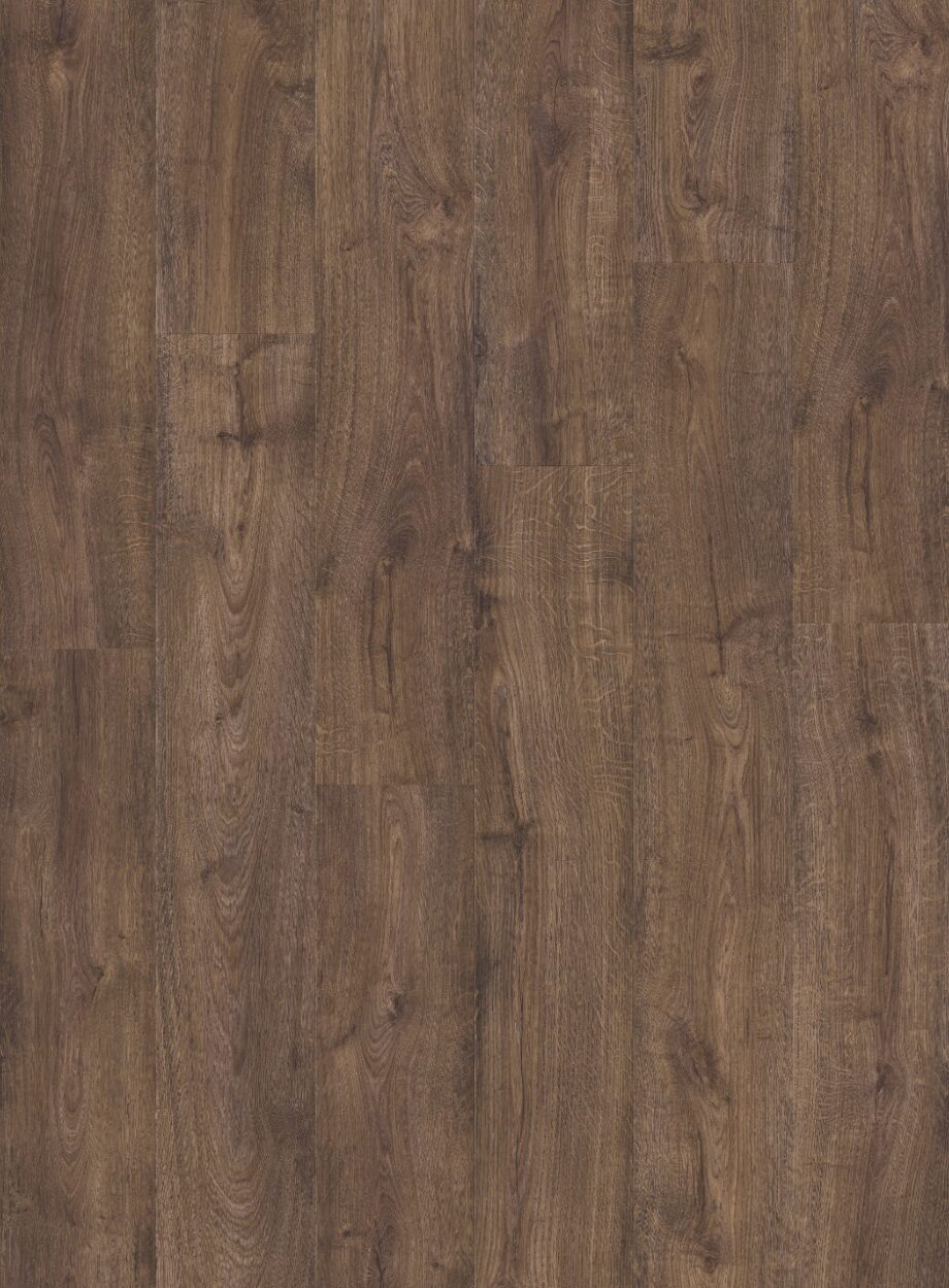 Vinyl parquet SPC Quick Step autumn oak chocolate alpha medium planks, beveled