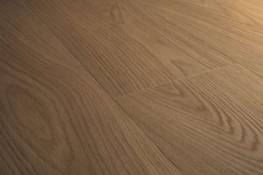 Vinyl parquet SPC Quick Step cocoa oak alpha small planks, beveled