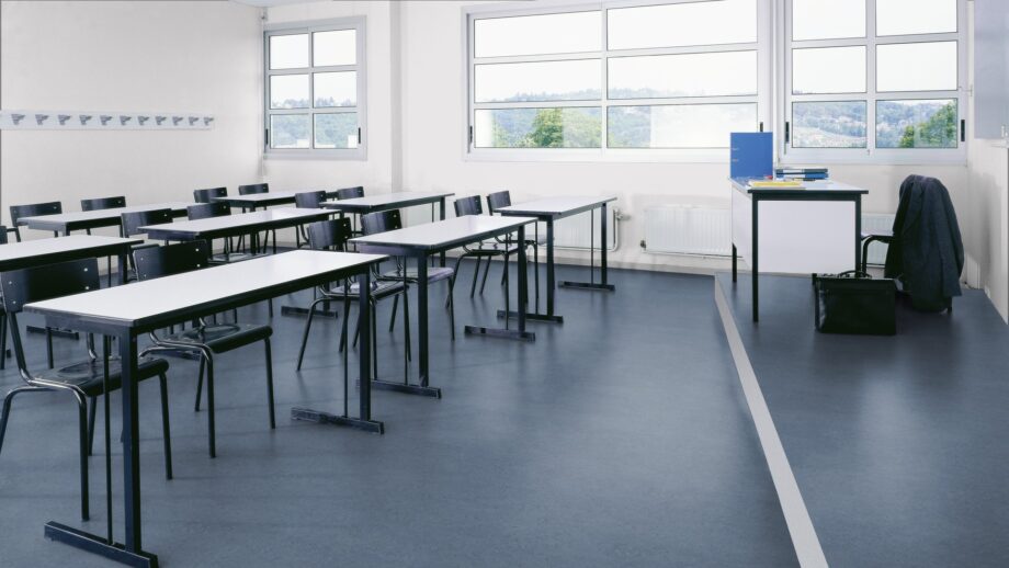 Linoleum floor Gerflor Marmorette 0022 Autumn Blue