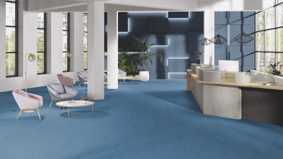 Linoleum floor Gerflor Marmorette 0026 Sky Blue