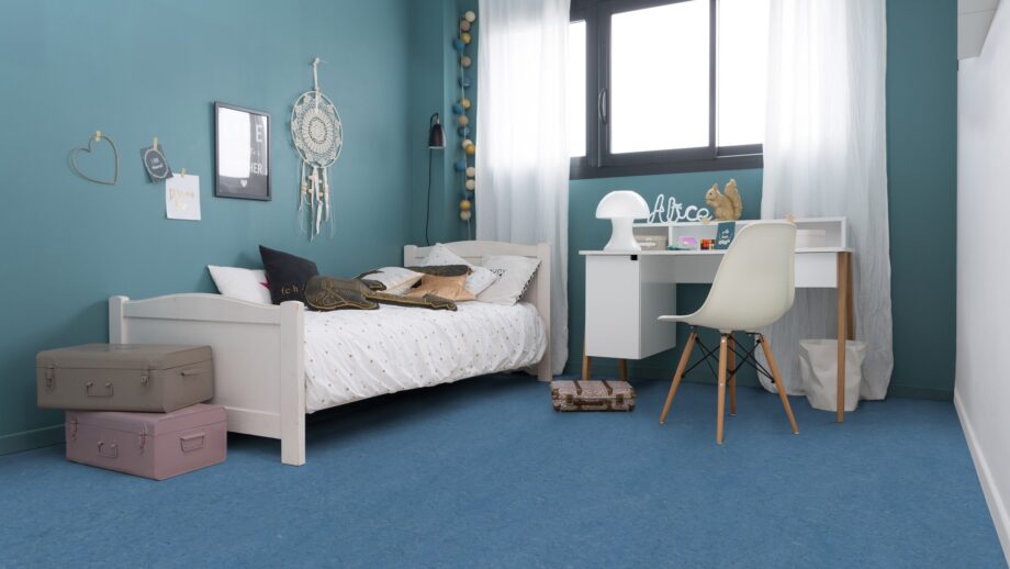 Linoleum floor Gerflor Marmorette 0026 Sky Blue