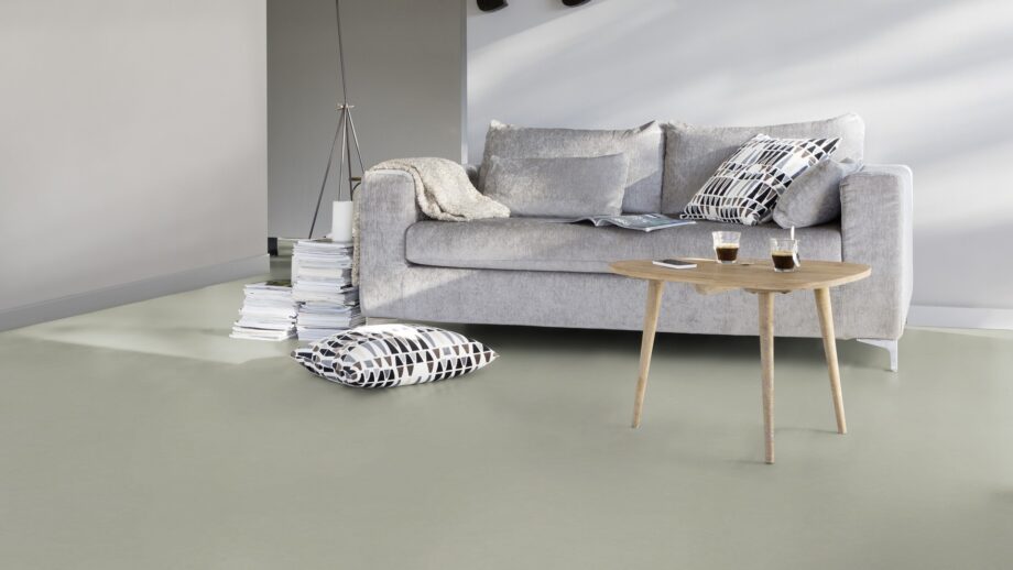 Linoleum floor Gerflor Lino Art Urban 0552 Silver Grey