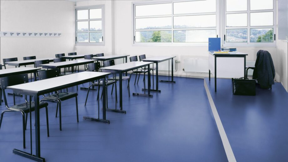 Linoleum floor Gerflor Colorette 0004 Bluebird – view 2 Linoleum floor Gerflor Colorette 0004 Bluebird – 2