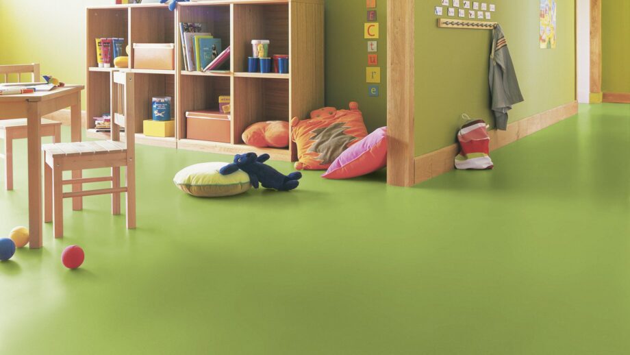 Linoleum floor Gerflor Colorette 0132 Spicy Green – 3