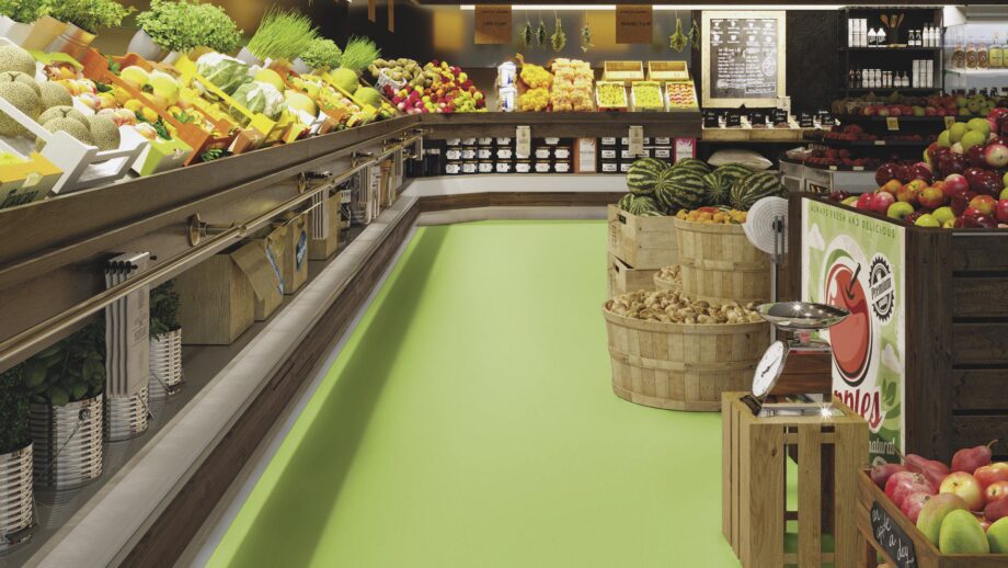 Linoleum floor Gerflor Colorette 0132 Spicy Green – 4