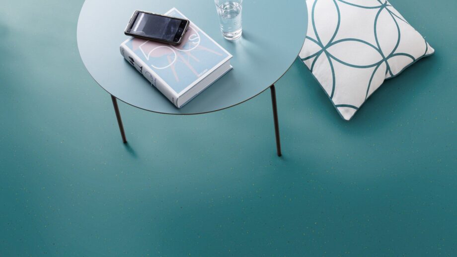 Linoleum floor Gerflor Lino Art Star 0023 Blue Turquoise – view 3 Linoleum floor Gerflor Lino Art Star 0023 Blue Turquoise – 3