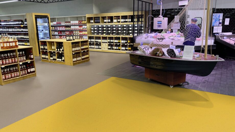 Linoleum floor Gerflor Lino Art Urban 0550 Beton Soft Grey – 5
