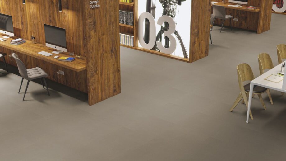 Linoleum floor Gerflor Lino Art Urban 0551 Flashy Asphalt Grey – 2