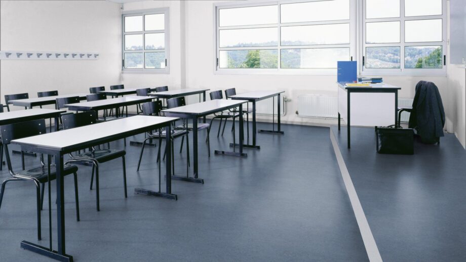Linoleum floor Gerflor Marmorette 0022 Autumn Blue – view 4 Linoleum floor Gerflor Marmorette 0022 Autumn Blue – 4