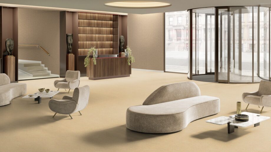 Linoleum floor Gerflor Marmorette 0040 Light Sahara – 4