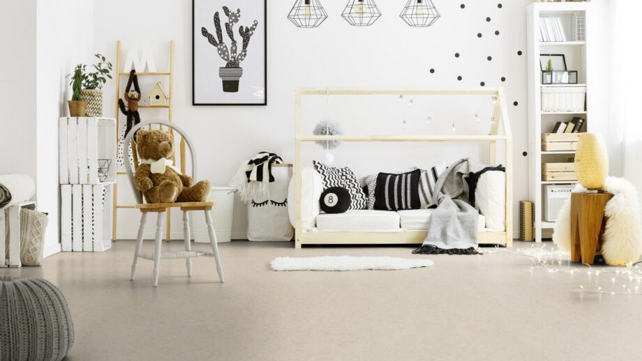 Linoleum floor Gerflor Marmorette 0045 Sand Beige – 3