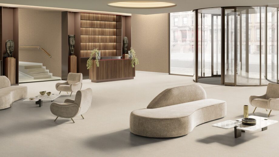 Linoleum floor Gerflor Marmorette 0045 Sand Beige – 5