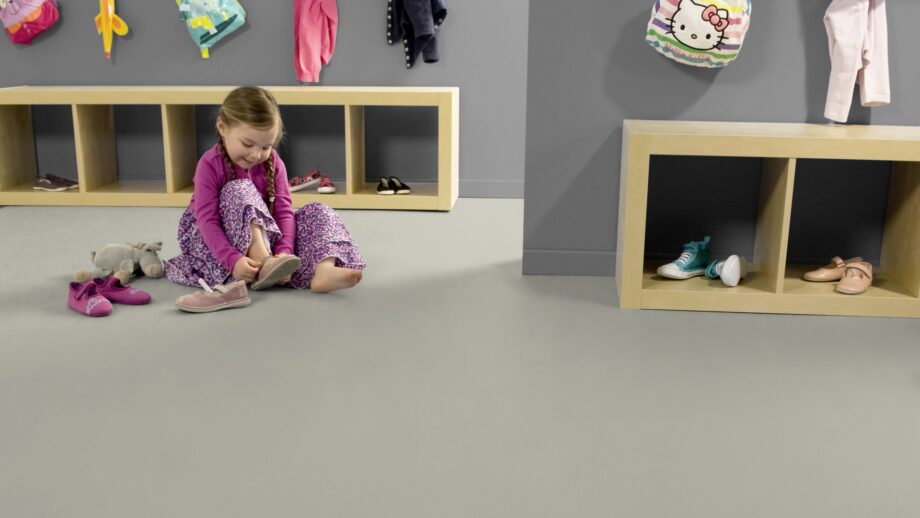 Linoleum floor Gerflor Uni Walton 0059 Frost Grey – 2