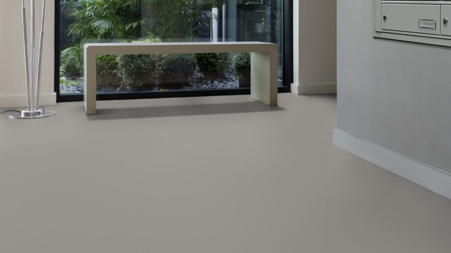 Linoleum floor Gerflor Uni Walton 0081 Nickel Grey – view 2 Linoleum floor Gerflor Uni Walton 0081 Nickel Grey – 2