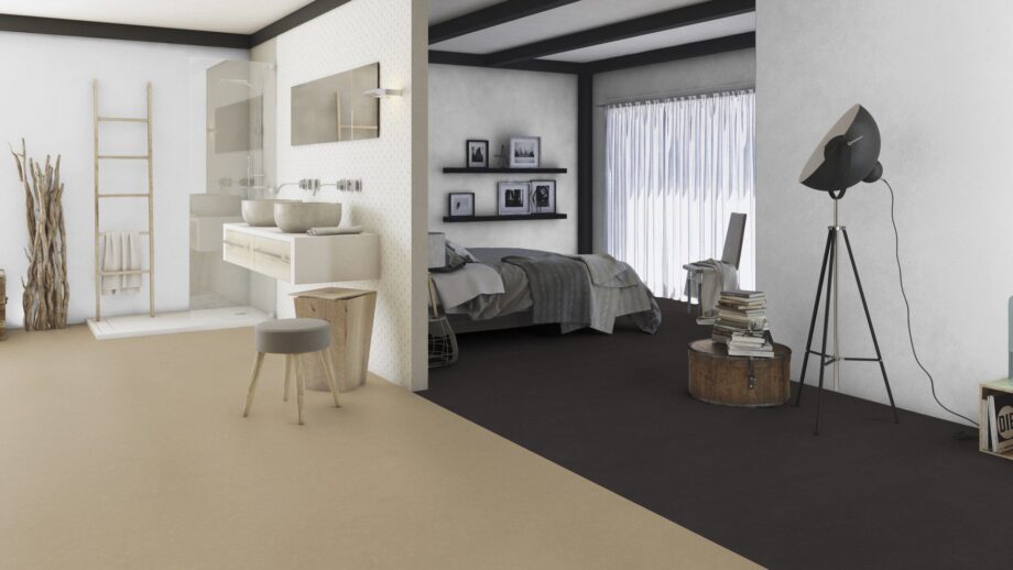 Linoleum Lino Art Urban Acoustic Plus 19 dB 0556 Mud Grey – 3
