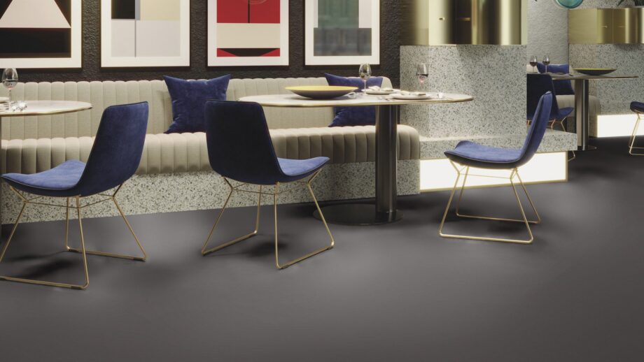 Linoleum Uni Walton Acoustic Plus 19 dB 0083 Architects Grey – 2