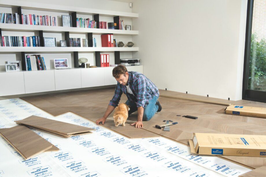 Chevron parquet oak intenso eclipse, Quick Step, oiled – 6