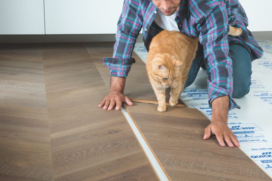Chevron parquet oak intenso eclipse, Quick Step, oiled – 7