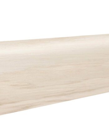 Skirting boards veneered oak white lacquered 16x40mm