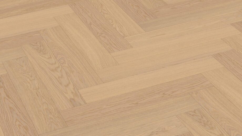 Herringbone parquet Meister PS500 Pure Oak Harmonious brushed, matt lacquered