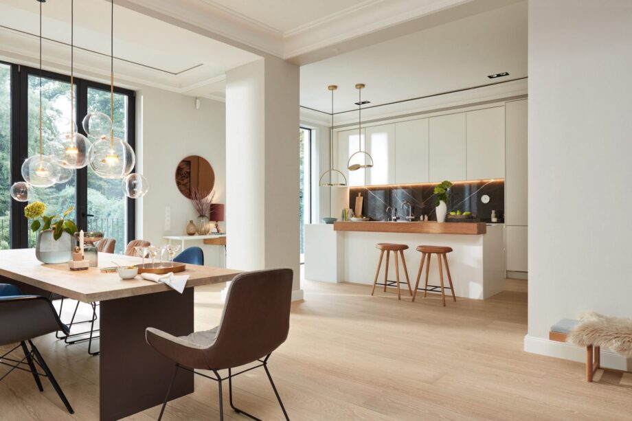 Parquet Meister Lindura Natural Champagne Oak brushed 1-strip matt lacquered 8922 – 6