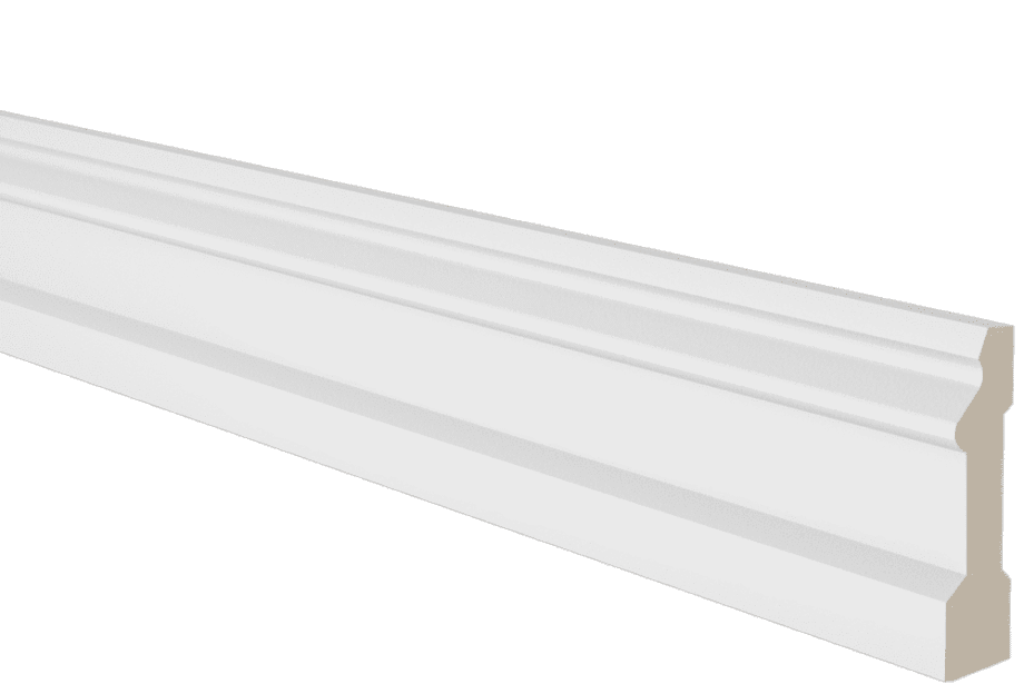 Skirting boards pine finished with white paint 15x70mm – 3