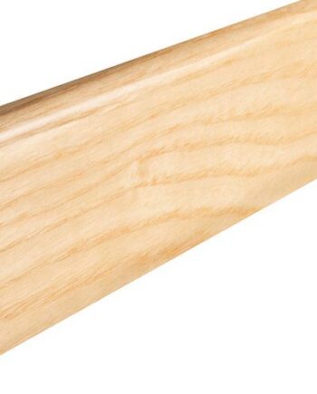 Skirting board veneered ash lacquered 20x58mm
