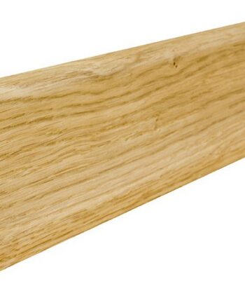 Skirting boards veneered oak lacquered 20x58mm