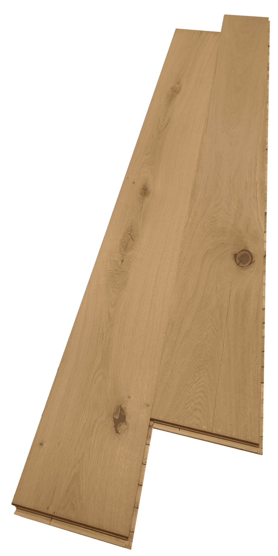 Parquets Trinity Oak Rustical 1-strip beveled hand scrapped brushed raw oiled