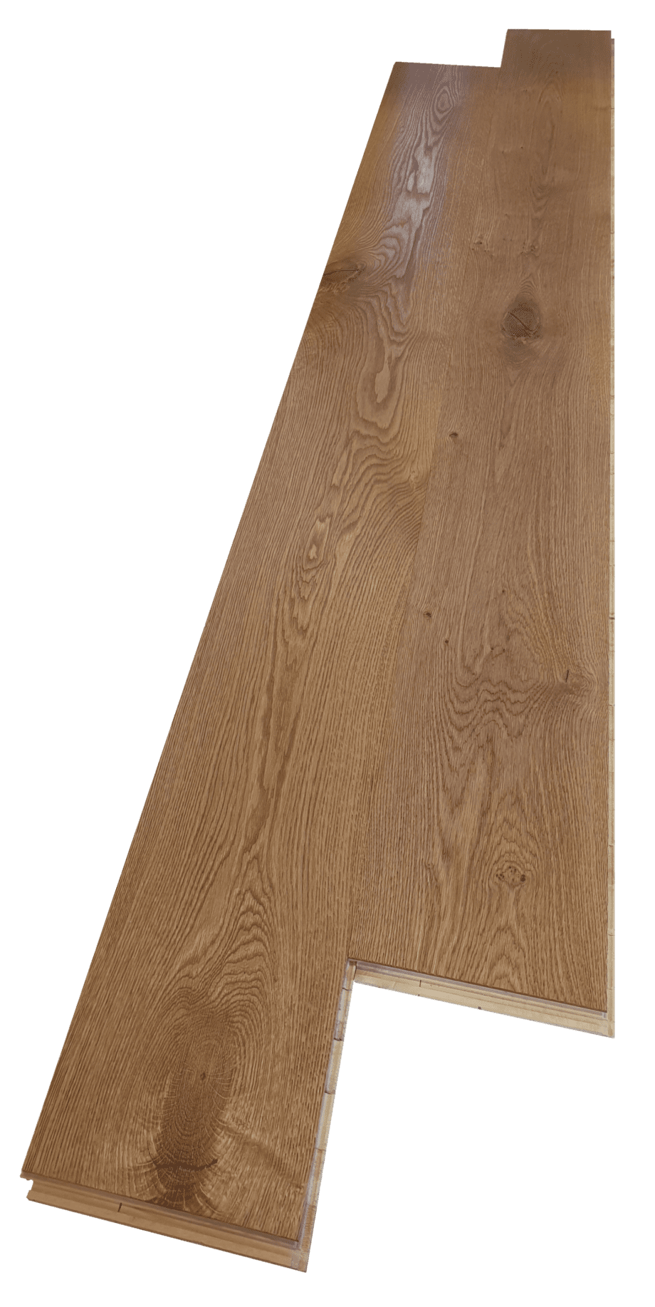 Parquet floor Trinity Oak Rustik 1-strip beveled deep brushed oiled