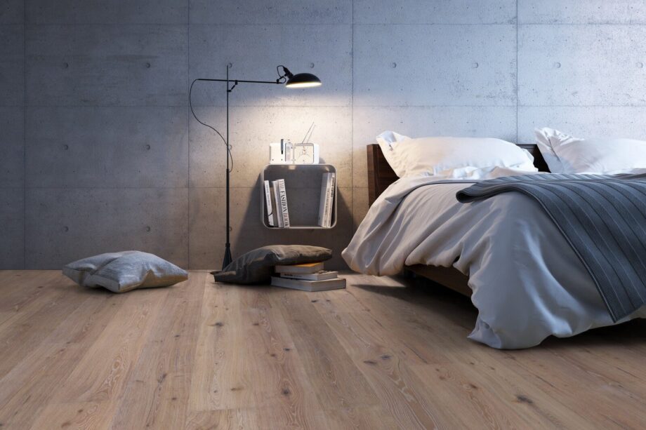 Parquets Trinity Oak Rustical 1-strip beveled hand scraped brushed whitewash white oiled – 16