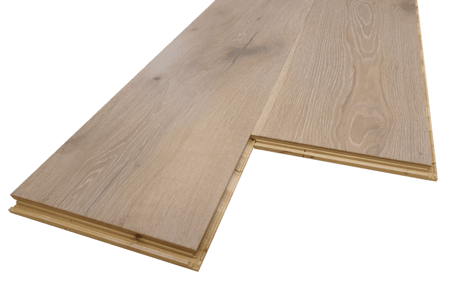 Parquets Trinity Oak Rustical 1-strip beveled hand scraped brushed whitewash white oiled – 3