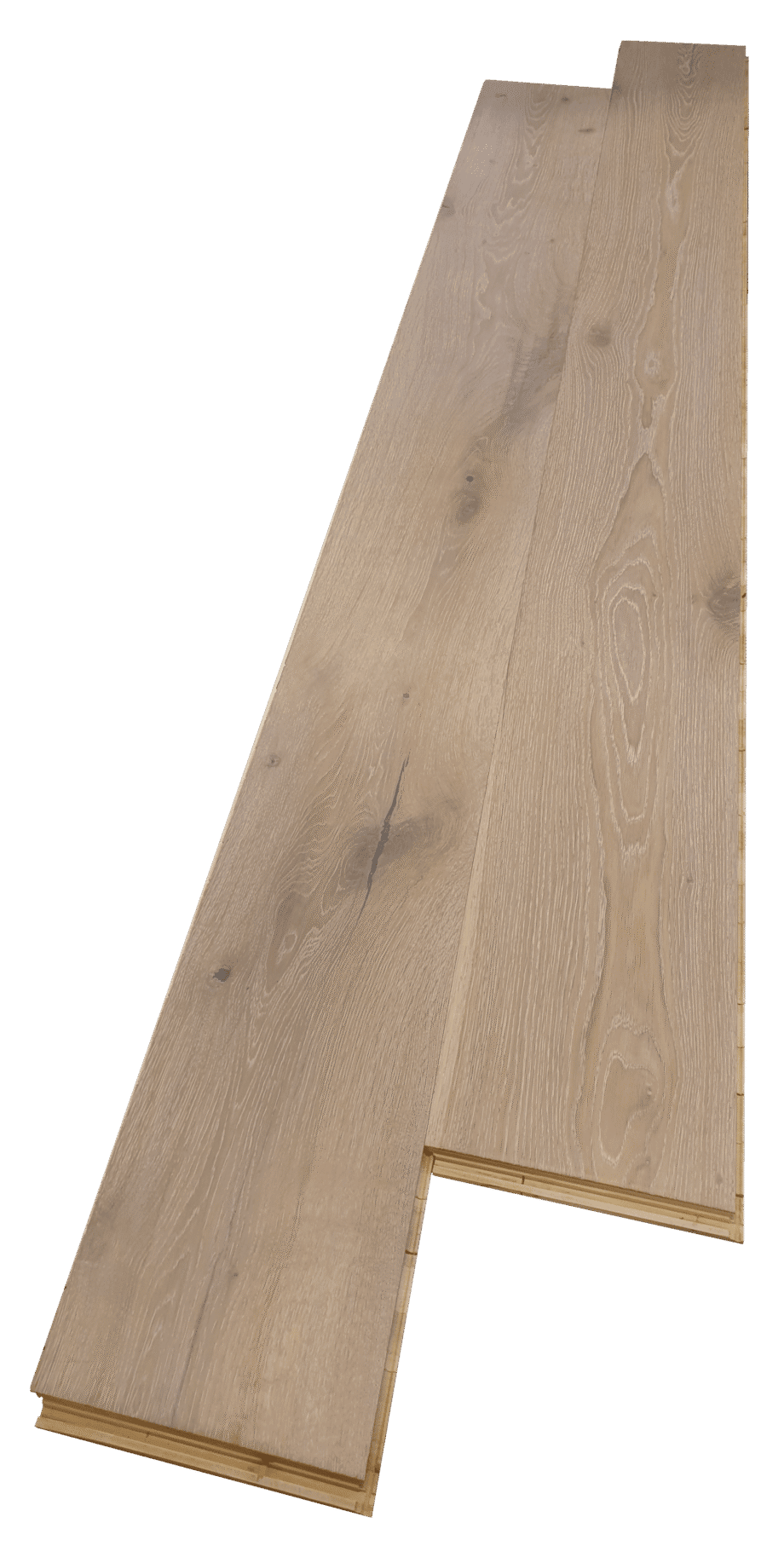 Parquets Trinity Oak Rustical 1-strip beveled hand scraped brushed whitewash white oiled – 4