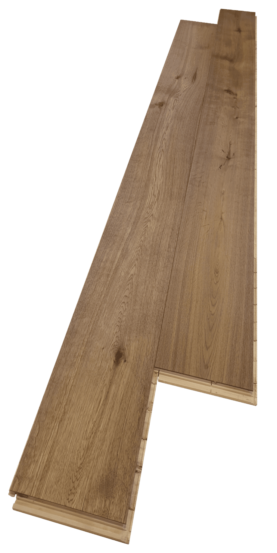 Parquet Smoked Oak Rustical 1-strip beveled brushed matt lacquered 189mm – 4