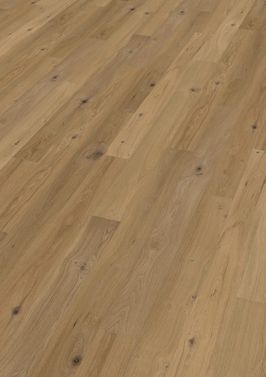 Parquet Oak Rustical 1-strip beveled brushed oiled 148mm