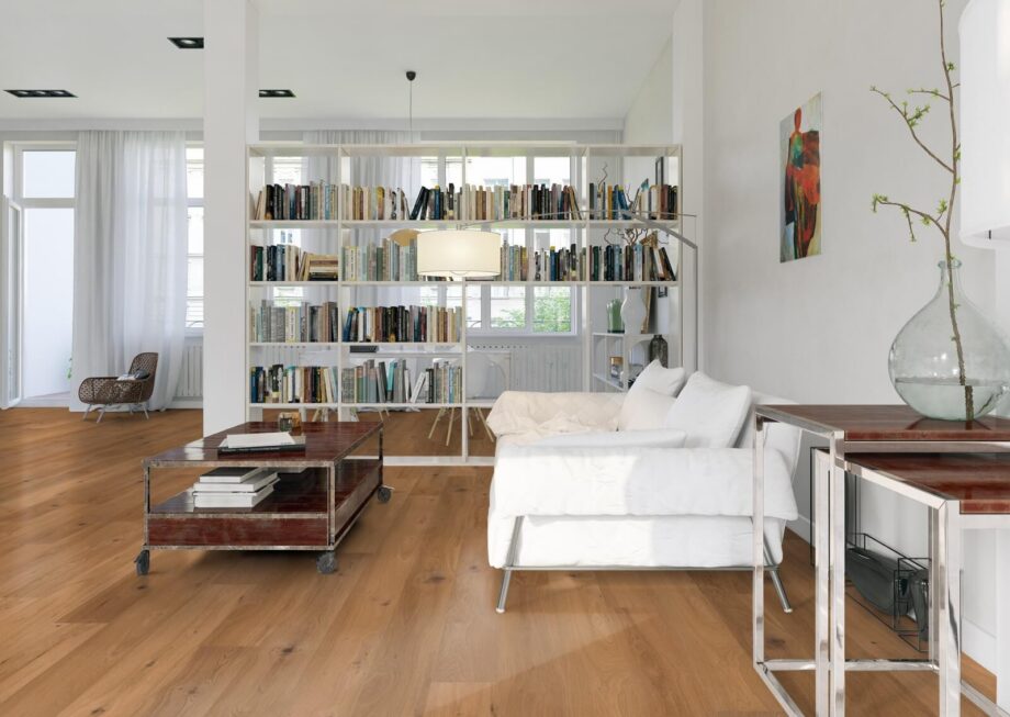 Parquet Oak Rustical 1-strip beveled brushed oiled 189mm – 8