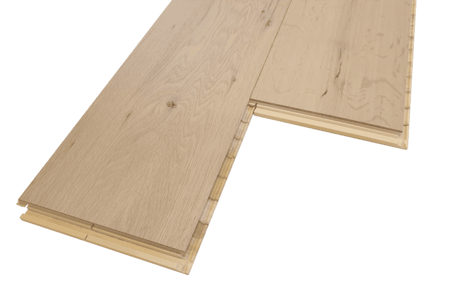 Parquet Oak Rustical 1-strip brushed white matt lacquered 189mm – 3