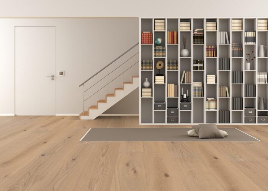 Wooden Parquet Oak Trinity Rustical beveled brushed white oiled 305mm – 11