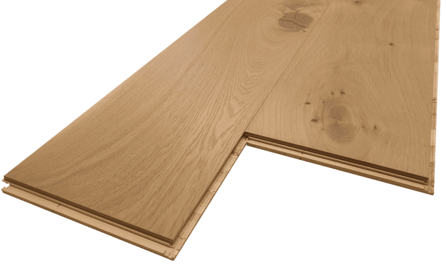 Parquet Trinity Oak Rustical 1-strip beveled brushed raw oiled – 3