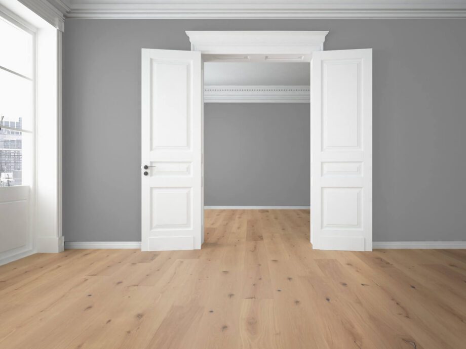 Parquet Trinity Oak Rustical 1-strip beveled brushed raw oiled – 8