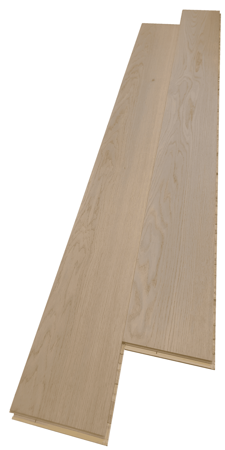 Parquet Trinity Oak Natur 1-strip beveled brushed white oiled – 4